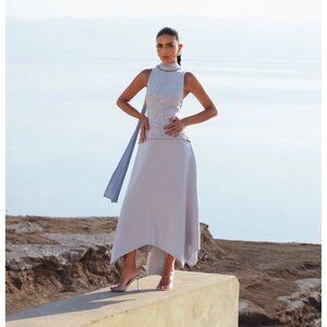 MAYKA X DEEMA AL ASADI BLUE DRESS Size XS
